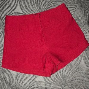 Papaya Red Shorts